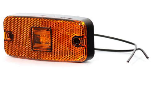 Фонарь габаритный LED 24V/12V/1.3W жёлтый - WAS/223W46