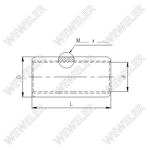 Втулка рессоры SCANIA перед. M28х4/L=89.6 - WEWELER/C233260