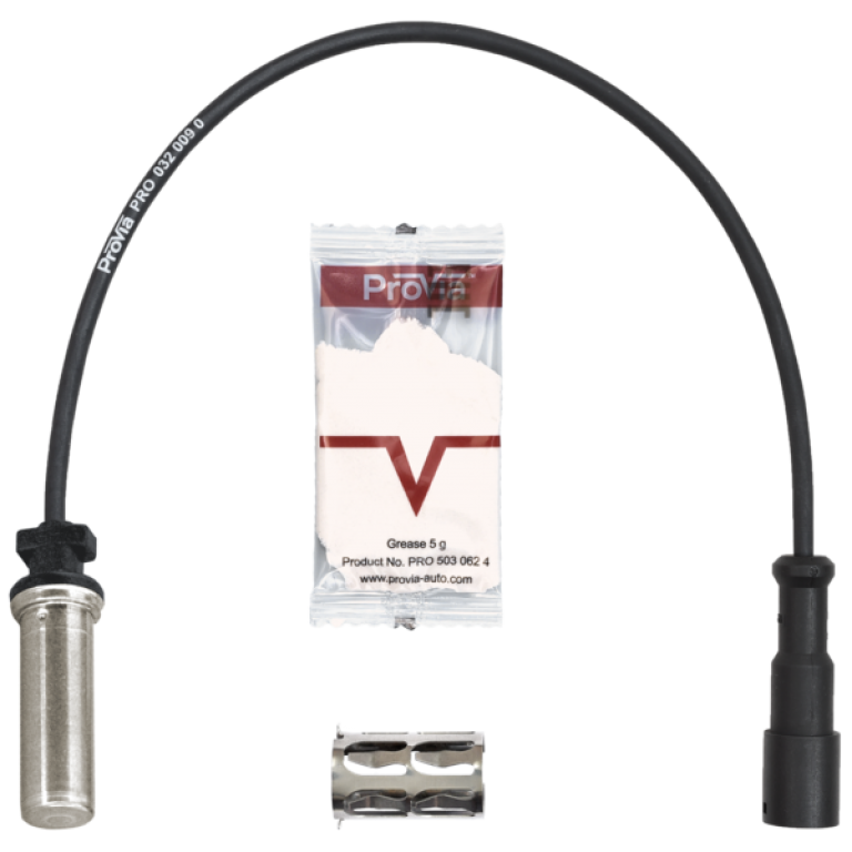 Датчик ABS L=3000 MB Actros прямой + смазка + втулка - ProVia (brand Wabco)/PRO0320110