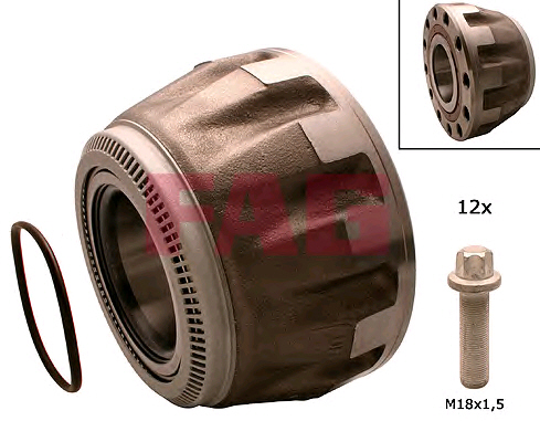 Подшипник 564734.H195 ступицы SAF SKRB9022 Hub-unit + болты - FAG/564734.H195