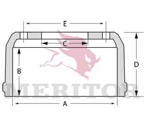 Барабан торм. SCANIA 413х178 H=253мм - MERITOR/ROR/MBD1016
