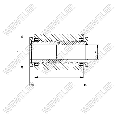 Сайлентблок рессоры VOLVO FMX 24,5x61x97 - WEWELER/C233473
