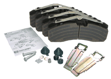Колодки дисковые KNORR SN/SB7/SCANIA/MB/DAF/SAF ProTec S (качество Jurid 539-39) - KNORR BREMSE/K046771K50
