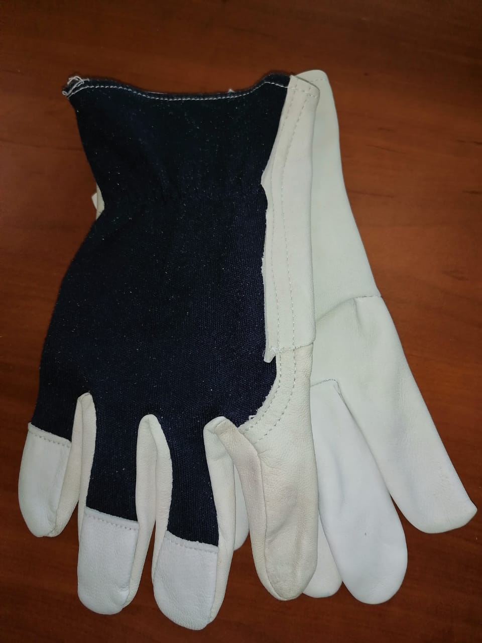 Перчатки, размер - 10, черные/ладонь-серая - Tetu/205