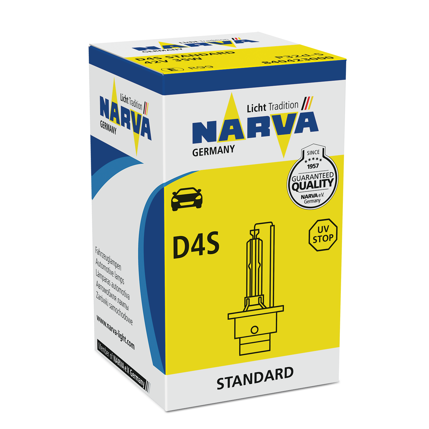 Лампа ксеноновая D4S 42V/35W/P32d-5 - NARVA/840423000