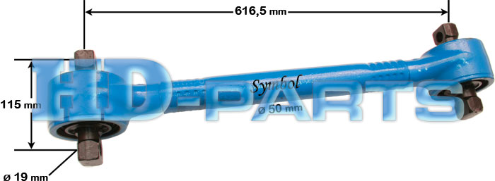 Тяга реактивная SCANIA-4 L=616,5 2x19/19 - HD Parts/312622