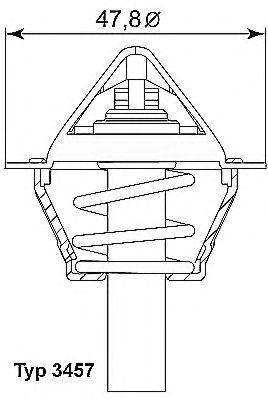 Термостат МВ - WAHLER/3457.90D