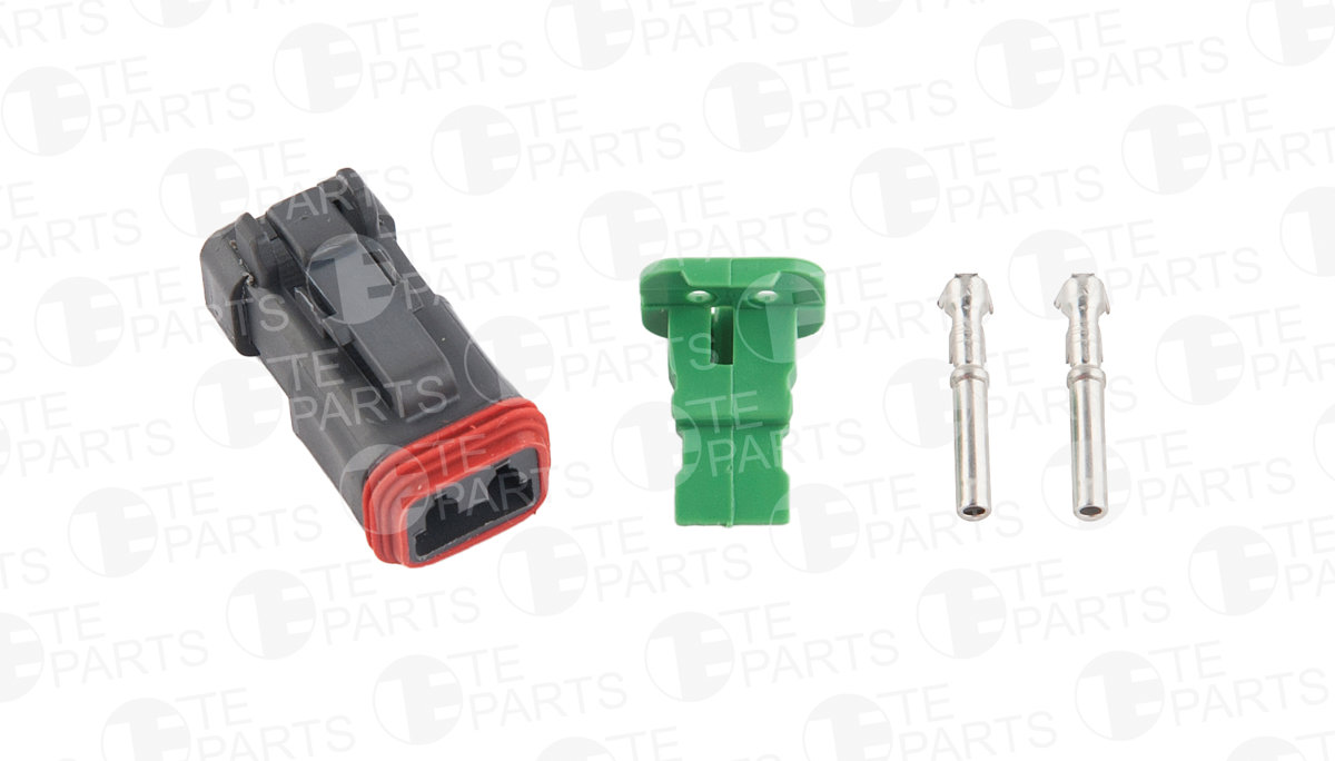 Р/к разъем электрический RVI/VOLVO/CASE/CATERPILLAR (ремкомплект) - TE PARTS/7802135