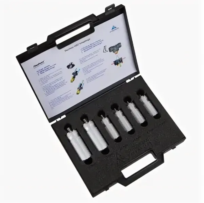 Набор съемников трубок ПВХ из 6 предметов (металлич.) - RAUFOSS/2600970