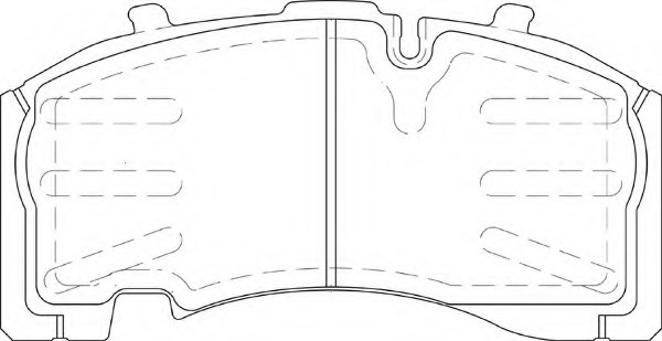Колодки дисковые KNORR SK7/BPW/SAF - JURID/2917105390