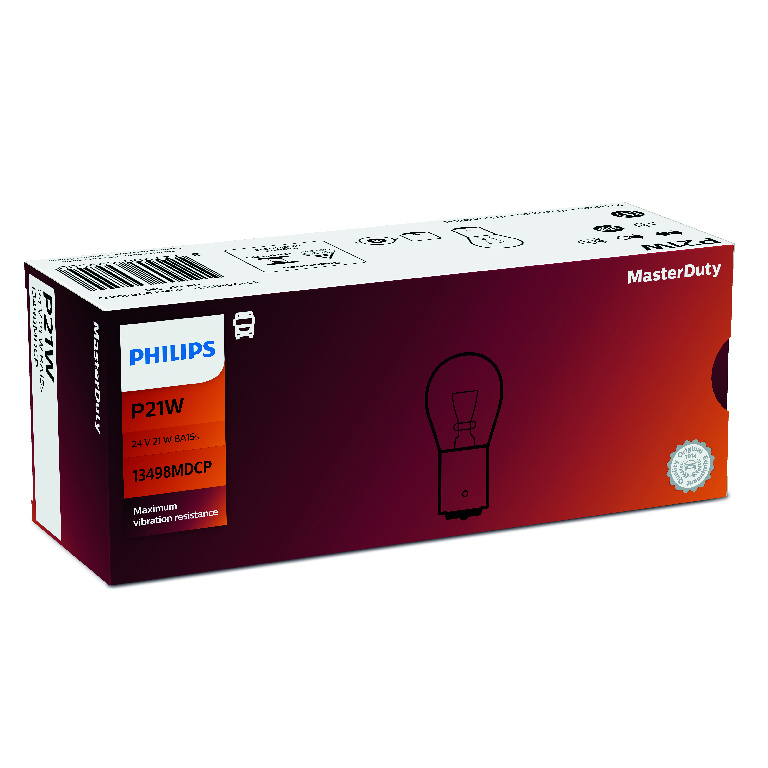 Лампа 24V P21W BA15s MasterDuty - PHILIPS/13498MDCP