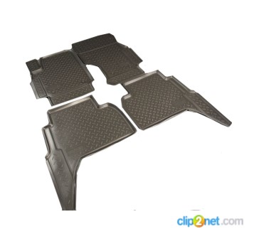 Ковры салона VW AMAROK после 2010 г. (полиуретан) - NORPLAST/NPLPO9505