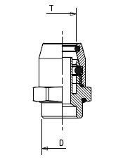 Соединитель 16/М16х1,5 нар. резьба (трубка 16х2,0) - RAUFOSS/6237456