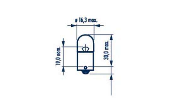 Лампа 24V R10W BA15s - NARVA/17326