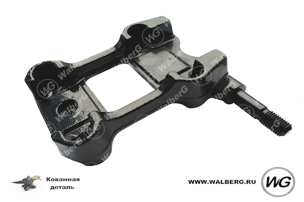 Кронштейн амортизатора BPW с пальцем левый верхний - WalberG/W6001015