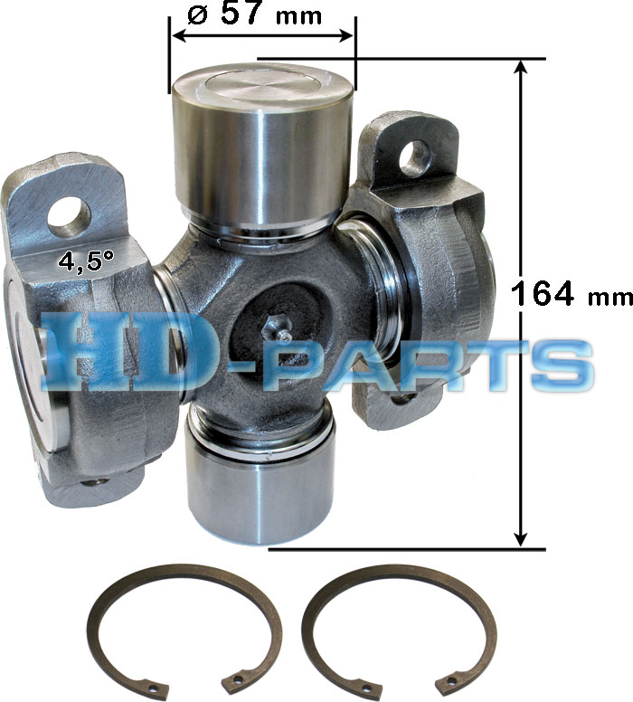 Крестовина 57х164 4,5 град. 2 чашки SCANIA - HD Parts/306050