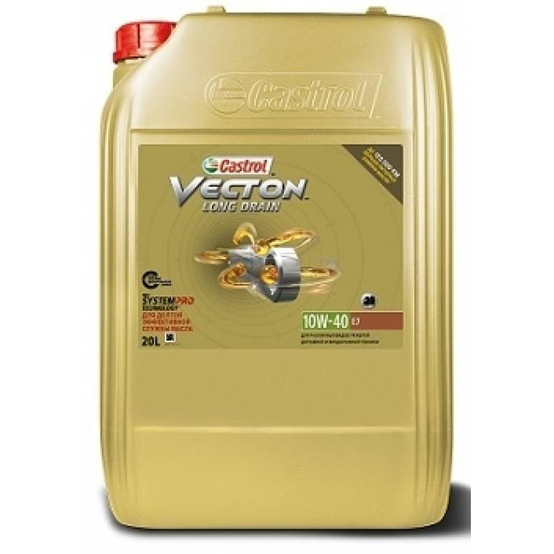 VECTON LONG DRAIN 10W-40 E7, API CF, ACEA E4, E7 - CASTROL/15B353