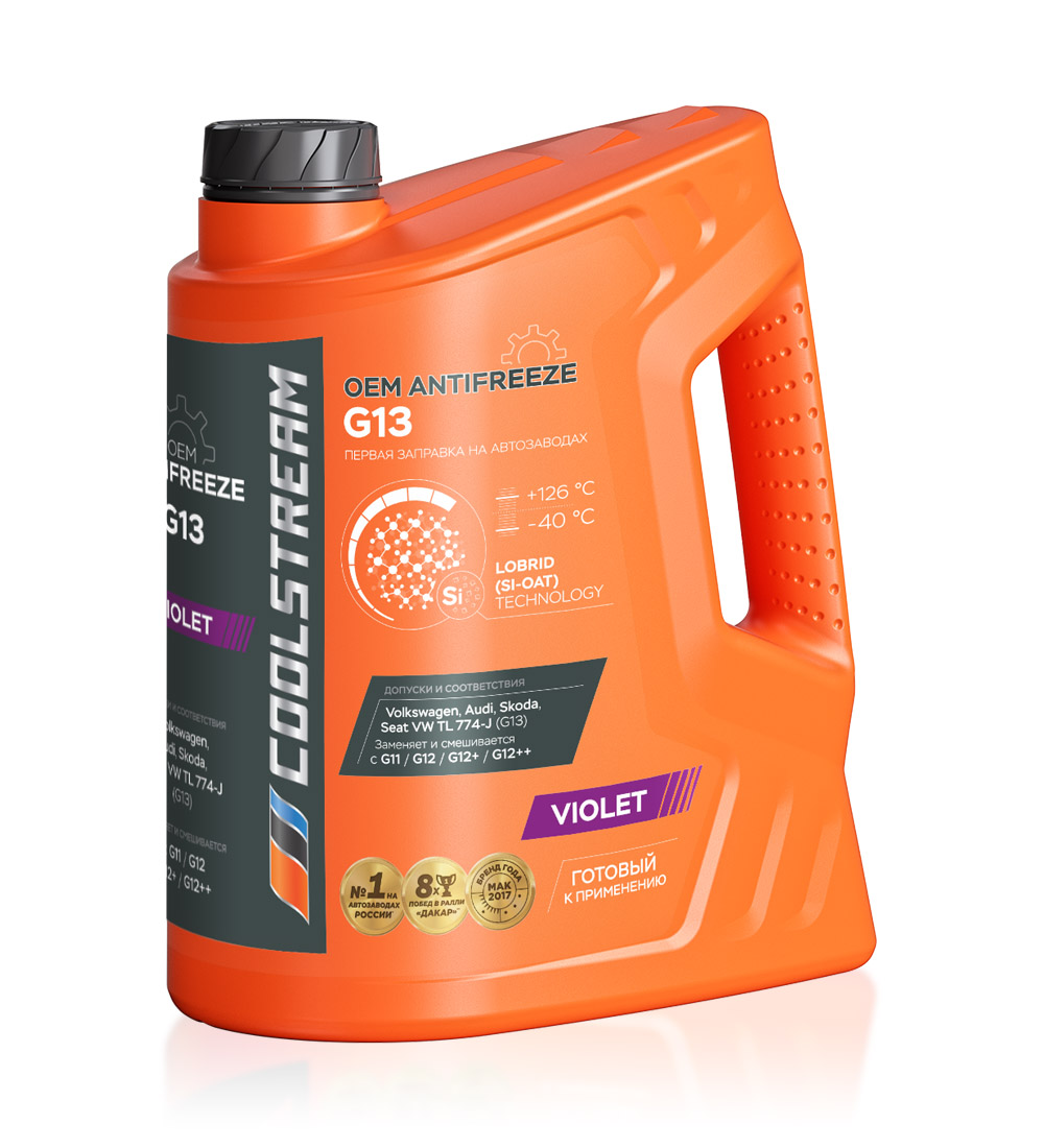 Антифриз CoolStream G13, цвет - фиолетовый (для VAG) - ТЕХНОФОРМ/CS-010302