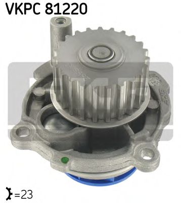 Помпа VW/AUDI/SKODA/SEAT z=23 - SKF/VKPC81220
