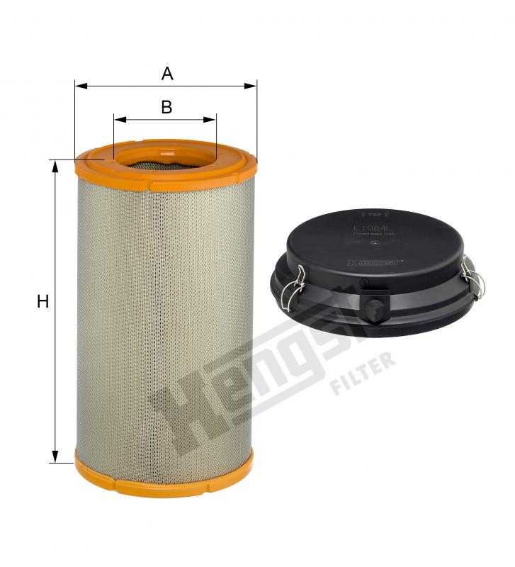 Фильтр воздушный DAF XF105/106 с 2011г - HENGST/E1084L