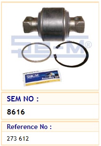 Сайлентблок VOLVO/DAF/MAN D=95/d=21/Ax=130мм - Se-M/8616
