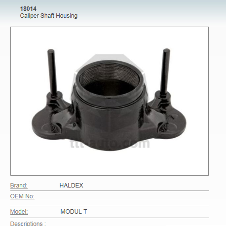 Р/К суппорта HALDEX MODUL T (корпус вала) - MARSHALL/M2940154