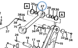 Тяга VOLVO L150C (привода ковша) - SRP/L-93777