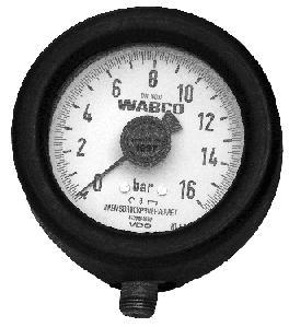 Манометр пневматический Pmax=16bar - WABCO/4530040070