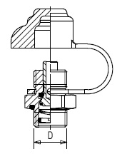 Клапан контр. вывода М16х1,5/М16х1,5 - RAUFOSS/6237776