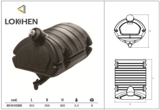 Бак для воды 30л с дозатором - LOKHEN SRL/601010400