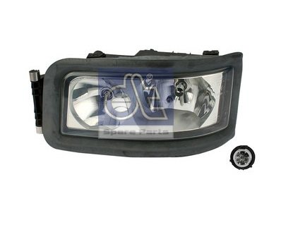 Фара MAN TGA левая электрокорр. H7/H7 - DT Spare Parts/331008